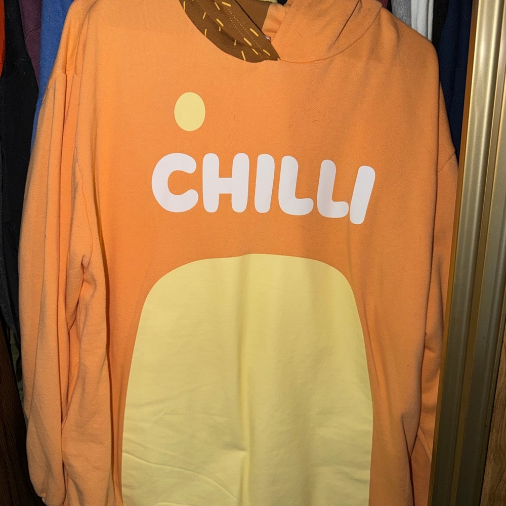 Chilli (Mum) Orange Hoodie